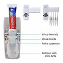 Dispenser Aplicador Creme Dental Automatico com Suporte p/ Escovas // FRETE GRÁTIS