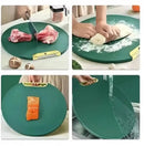 Tábua de Corte Antibacteriana Resistente De Mofo Com Alça Anti-Rachaduras, Cozinha