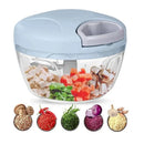 Manual Processor 500ml-Food Cutter with 3 Blades