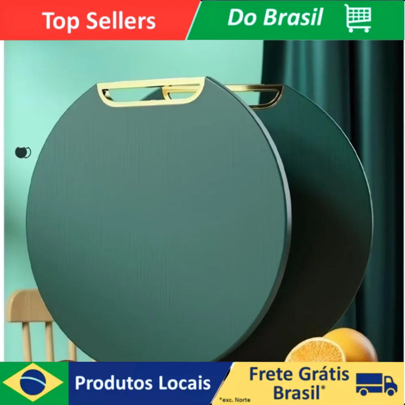 Tábua de Corte Antibacteriana Resistente De Mofo Com Alça Anti-Rachaduras, Cozinha