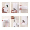 Dispenser Aplicador Creme Dental Automatico com Suporte p/ Escovas // FRETE GRÁTIS