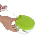 Manual Processor 500ml-Food Cutter with 3 Blades