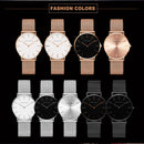Hannah Martin New 2021 Top Brand Luxury Japan Quartz Wristwatch Stainless Steel Rose Gold Waterproof Watch for Women reloj mujer