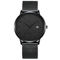 CRRJU Men's Watch Ultra-thin Top Brand Luxury Japan Movement WristWatch Waterproof Sport Steel Quartz Clock Relogio Masculino