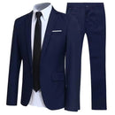 Men's Casual Business Suit Set Wedding Groomsmen Cross-Border Cotton Standard Fit Youth Trend Spring Autumn Seasonal Wear