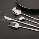 6Pcs Mirror Dinner Forks Cutlery Gold Stainless Steel Fork Flatware Kitchen Silverware Western Dinnerware Restaurant Fork Set