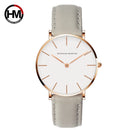 Hannah Martin New 2021 Top Brand Luxury Japan Quartz Wristwatch Stainless Steel Rose Gold Waterproof Watch for Women reloj mujer