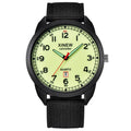 Original XINEW Brand Men Watches Students Fashion Nylon Band Sports Simple Date Quartz Watch Black Montre Homme Reloj Hombre