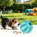 Dog Toy Ball Bite Resistant Teething Toys Balls for Small/Medium/Large Dog and Puppy Cat Dog Pet Food Treat Feeder Chew Tooth