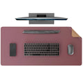 Desk Mat de Couro Dupla Face