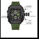 NAVIFORCE Men's Quartz Watch Fashion Trend Sports Chronograph Watch Date Display Silicone  Strap Luminous Hands 3ATM Waterproof