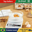 Digital Kitchen Scale 22lb/10kg Capacity, Stainless Steel Food Scale with oz/g Units | Replaceable Battery Power