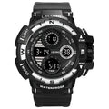 YIKAZE Multifunction Men's Sports Watch LED Digital Watch Big Dial Waterproof Luminous Men Sport Watch Electronic Watches