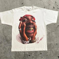 2026 American Trendy Hip Hop Street Style T-Shirt Unisex Celebrity Portrait Print Tee Kanye Photo Top Plus Size Clothing Adult