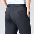 Brand Clothing Summer Thin Men's Stretch Suit Pants Business Slim Straight Work Office Black Formal Trousers Men Plus Size 40