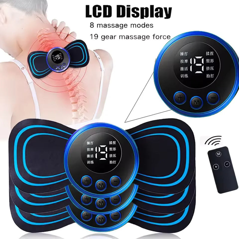 Massager Electrode Pads For Neck Massager Gel Patch Accessories Trainer Exerciser Replacement Muscle Stimulator Sticker