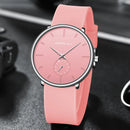CRRJU Men Women Set Couple Fashion Casual Silicone Watches Ladies Simple Dial Quartz Wristwatches Dress Clock Montre Femme