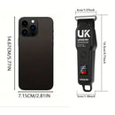 Professional T Blade Hair Clipper for Men Cordless Electric Trimmer LCD Display Beard Trimmer USB Rechargeable Barber Cutting Ma