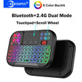 Mini Teclado Sem Fio com Touchpad