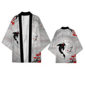 Oversize 3XL 4XL 5XL Japanese Kimono Cardigan Traditional Men's Samurai Cosplay Costume Chinese Style Print Dragon Yukata Haori