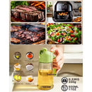 Brazil 2in1 500ml Glass Oil Sprayer Oil Spray Bottle Oil Tank BBQ Kitchen Baking BBQ Picnic Kitchen Tools for Businesses