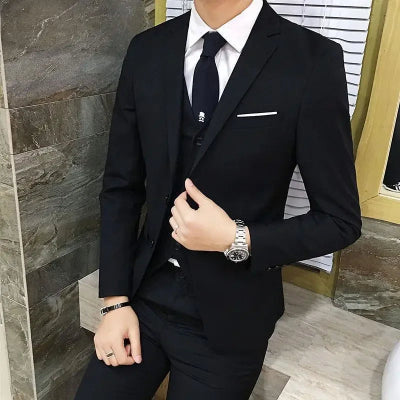 Terno Casual Slim Três peças