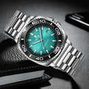 RUIGE Fashion Men's Fully Automatic Mechanical Watch Stainless Steel Calendar Men's Night Light Waterproof Versatile Watch