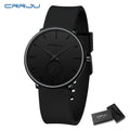 CRRJU Men Women Set Couple Fashion Casual Silicone Watches Ladies Simple Dial Quartz Wristwatches Dress Clock Montre Femme