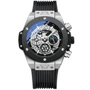 CHENXI New Watches Mens Luxury Brand Big Dial Watch Men Creative Dial Waterproof Quartz Wristwatch Sports Chronograph Clock Date
