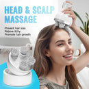 Massageador Elétrico para Cabeça e Couro Cabeludo, Massagem Corporal, Pescoço e Tecido Profundo com 4 Modos de Amassamento