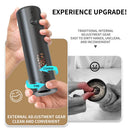 1pc/2pcs MINI USB Rechargeable Automatic Pepper Grinder Adjustable Coarseness Salt And Pepper Mill for Kitchen Spice Grinder
