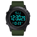 YIKAZE Multifunction Men's Sports Watch LED Digital Watch Big Dial Waterproof Luminous Men Sport Watch Electronic Watches