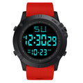 YIKAZE Multifunction Men's Sports Watch LED Digital Watch Big Dial Waterproof Luminous Men Sport Watch Electronic Watches