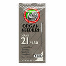5pcs/Pack of ORGAN Household Sewing Machine Needles HAX1 Sewing Needles for SINGER BROTHER 9/65 11/75 12/80 14/90 Ect YJ388