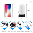 USB Rechargeable Electric Water Bottle Pump Automatic Drinking Water Dispenser with Power Switch Portable for Camping