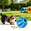 Dog Toy Ball Bite Resistant Teething Toys Balls for Small/Medium/Large Dog and Puppy Cat Dog Pet Food Treat Feeder Chew Tooth