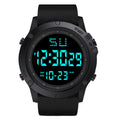YIKAZE Multifunction Men's Sports Watch LED Digital Watch Big Dial Waterproof Luminous Men Sport Watch Electronic Watches