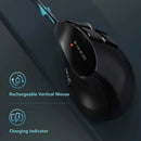 Mouse Vertical Ergonômico Bluetooth
