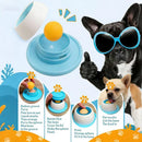 Interactive Pet Hide Food Toy Fun Licking Slow Feeder Bowl Anti Slip Ball Shaped Bone Broth Lick Bowl Anxiety Relief Training