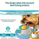Interactive Pet Hide Food Toy Fun Licking Slow Feeder Bowl Anti Slip Ball Shaped Bone Broth Lick Bowl Anxiety Relief Training