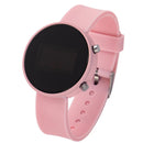 Fashion Women Digital Wrist Watches Simple Round Dial Led Watch for Woman Casual Sport Ladies Electronic Clock reloj digital