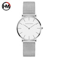 Hannah Martin New 2021 Top Brand Luxury Japan Quartz Wristwatch Stainless Steel Rose Gold Waterproof Watch for Women reloj mujer