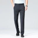 Brand Clothing Summer Thin Men's Stretch Suit Pants Business Slim Straight Work Office Black Formal Trousers Men Plus Size 40
