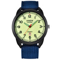 Original XINEW Brand Men Watches Students Fashion Nylon Band Sports Simple Date Quartz Watch Black Montre Homme Reloj Hombre