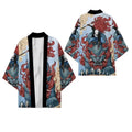 Oversize 3XL 4XL 5XL Japanese Kimono Cardigan Traditional Men's Samurai Cosplay Costume Chinese Style Print Dragon Yukata Haori