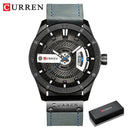 CURREN Hot Fashion Creative Watches Casual Military Quartz Sports Wristwatch Display Date Male Clock Hodinky Relogio Masculino