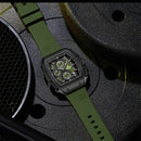 NAVIFORCE Men's Quartz Watch Fashion Trend Sports Chronograph Watch Date Display Silicone  Strap Luminous Hands 3ATM Waterproof