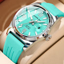 CRRJU Casual Quartz Wristwatch Fashion Waterproof Men's Watches Sport Silicone Strap Male Luminous Clock Relogio Masculino