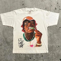 2026 American Trendy Hip Hop Street Style T-Shirt Unisex Celebrity Portrait Print Tee Kanye Photo Top Plus Size Clothing Adult