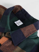 Vintage Plaid Long Sleeve Flannel Shirt Men's Spring Fall Loose Casual Top